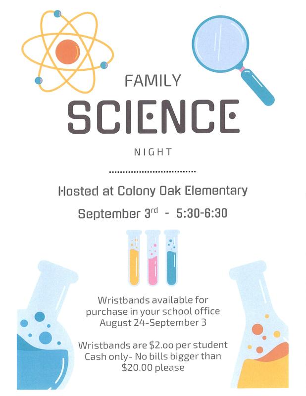 Ripon Unified Family Science Night - September 3rd