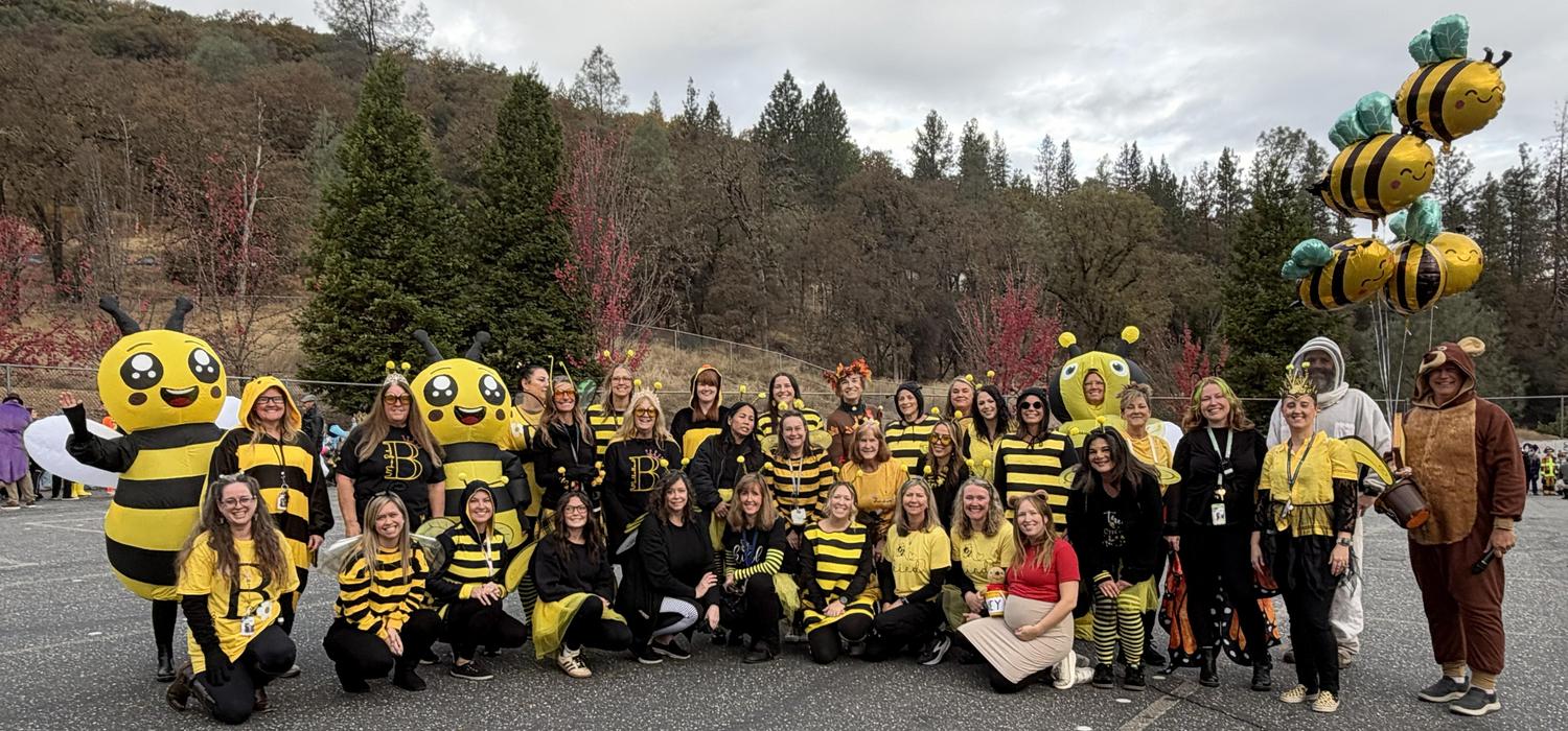 Staff Costume Group of Bees