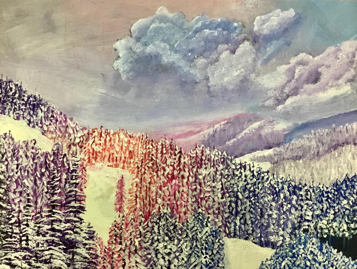 canvas landscape painting