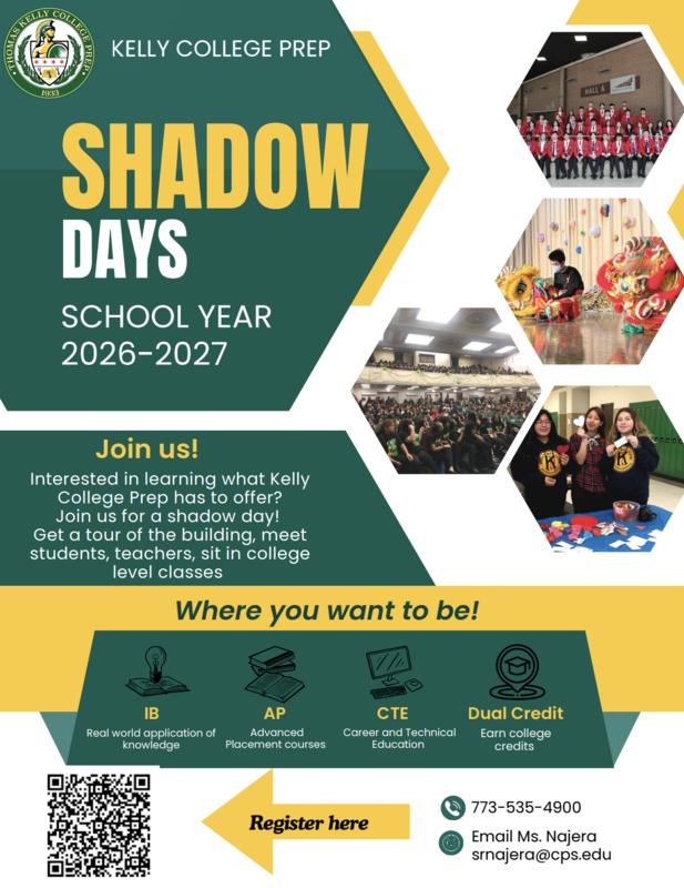 Kelly Shadow Day Opportunity for 8th Graders Featured Photo