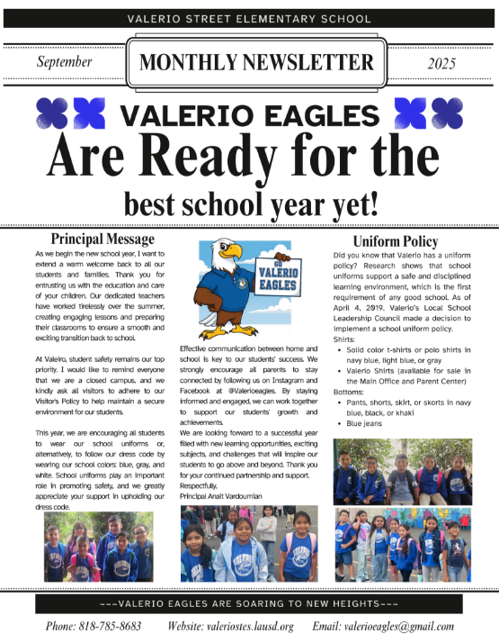 picture of September 2025 newsletter, clicking it will open link