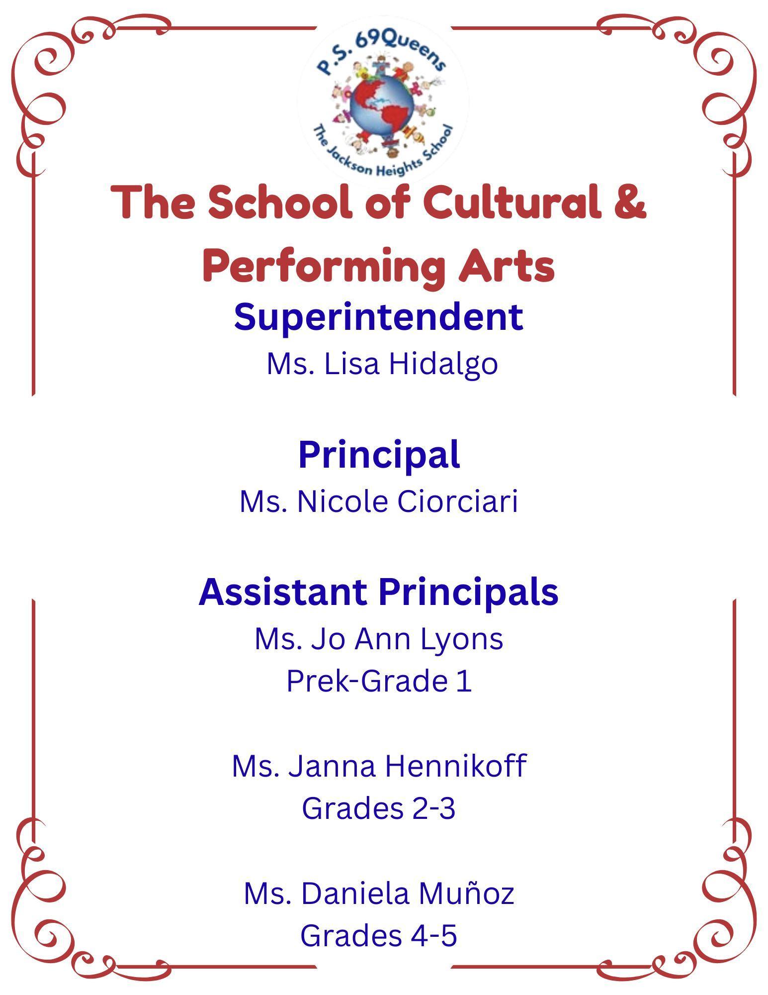 P.S. 69 Administrators