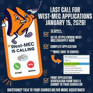 Flyer with info for West-MEC applications