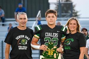 Coalers honor senior football player