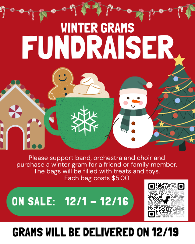 RSA Winter Grams Fundraiser 12/2-12/16