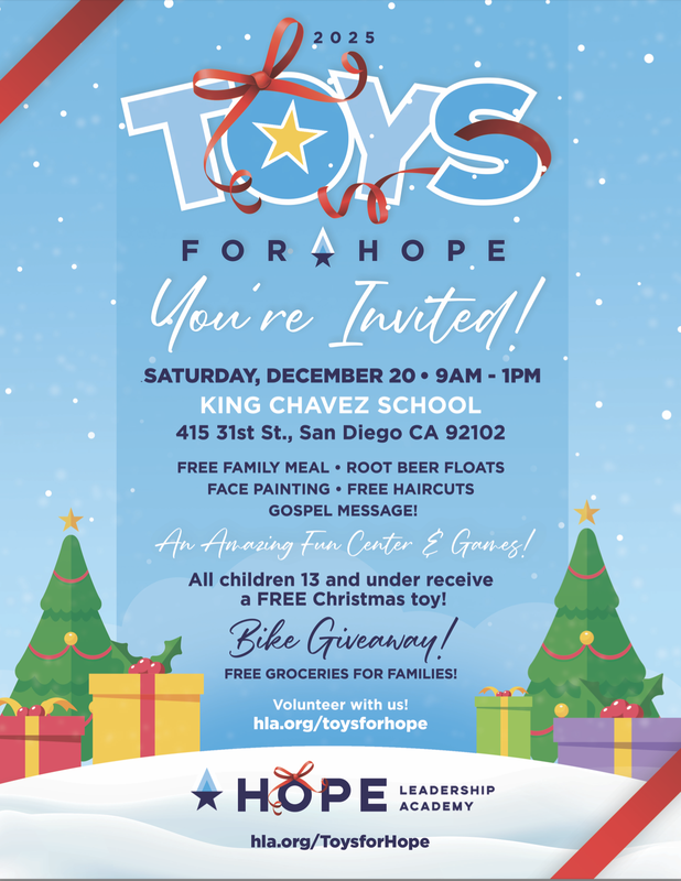 Holiday Flyer for Toys for Hope