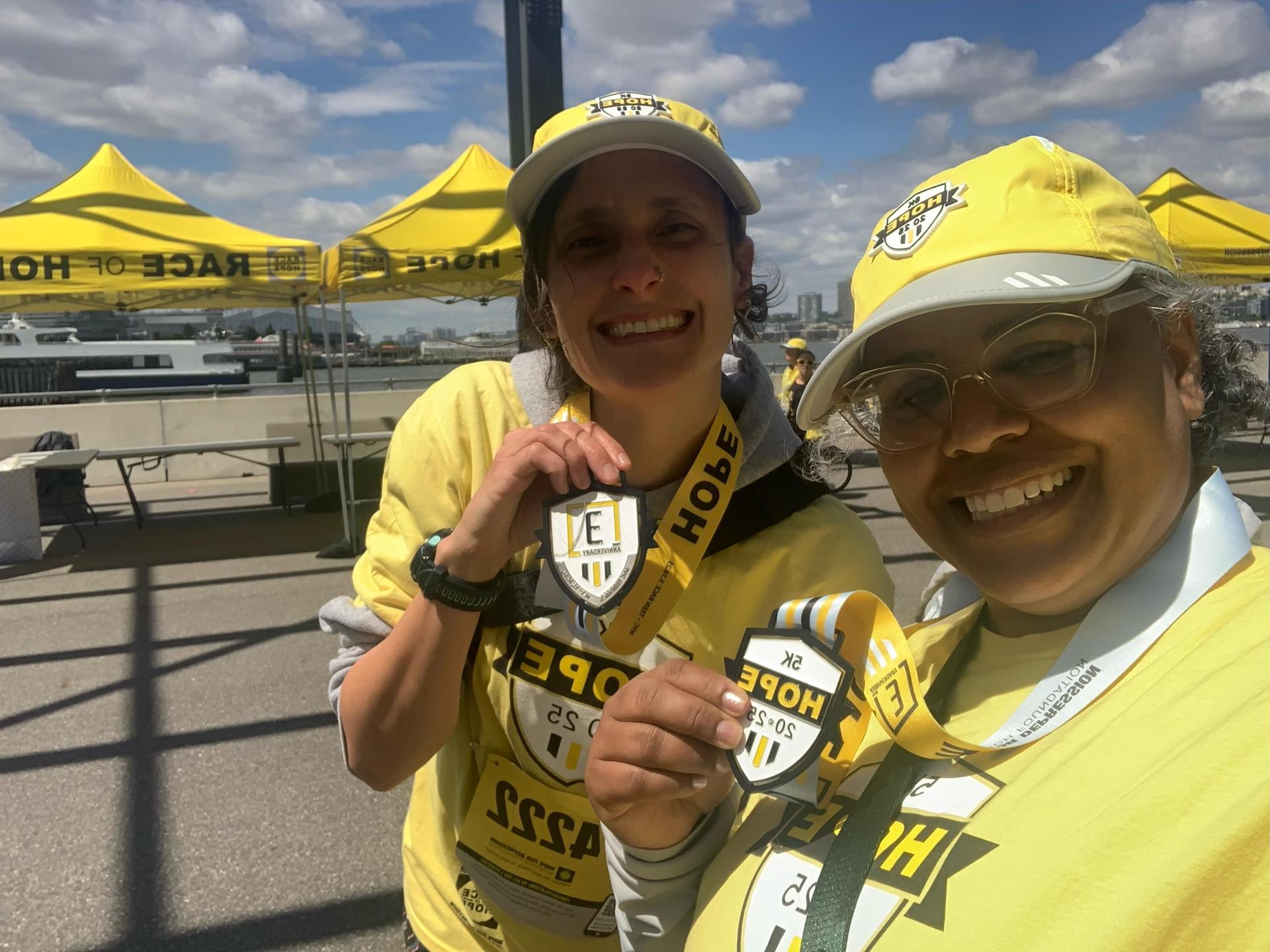 Ms. Hernandez and Ms. Hanley at Race of Hope
