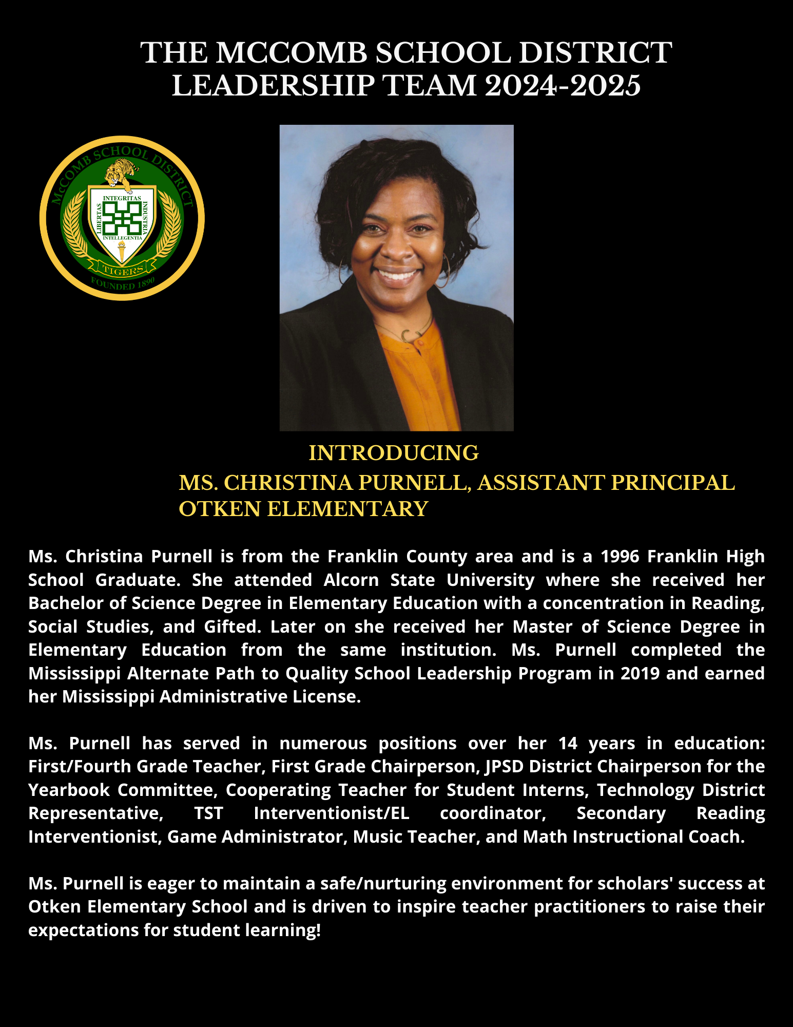 School District Introduces New/Current "School and Department