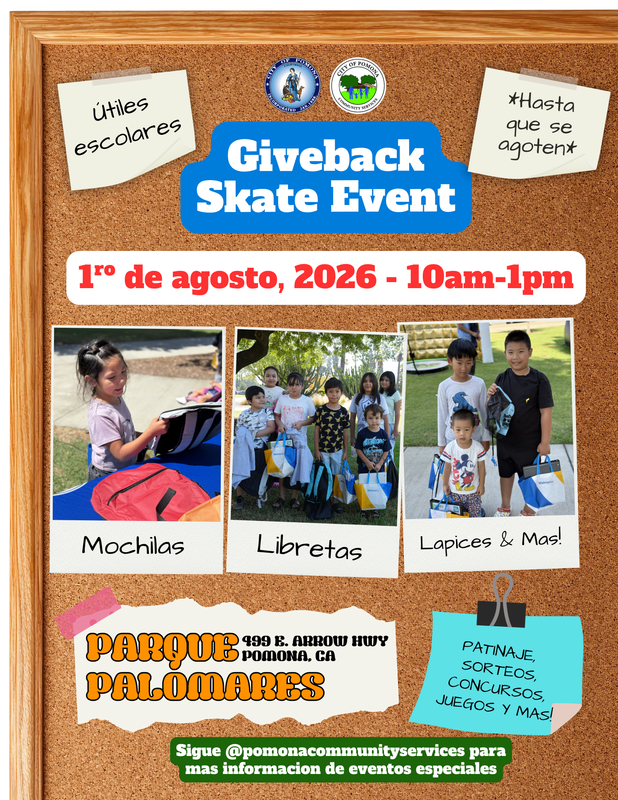 Giveback Skate Event 8.1.26