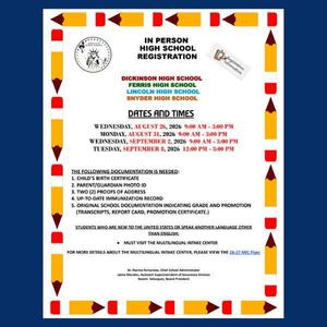 high school registration