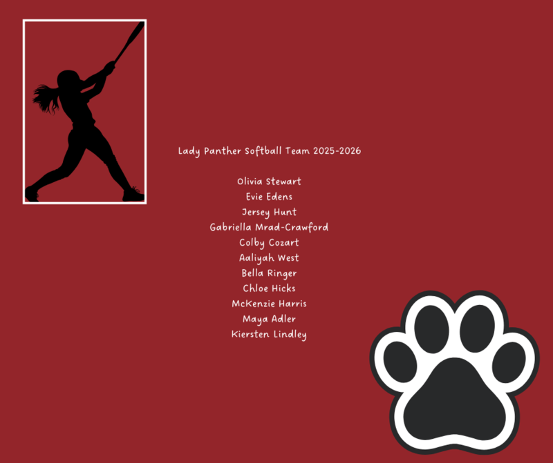 List of names for our softball team