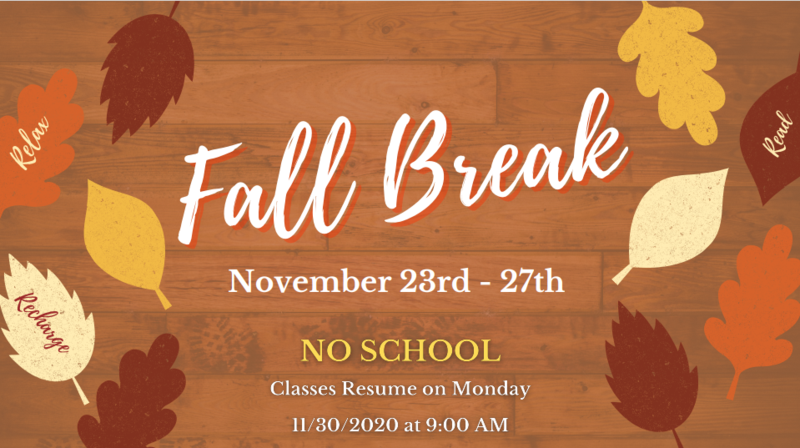 Fall Break / Descanso de Otoño Featured Photo
