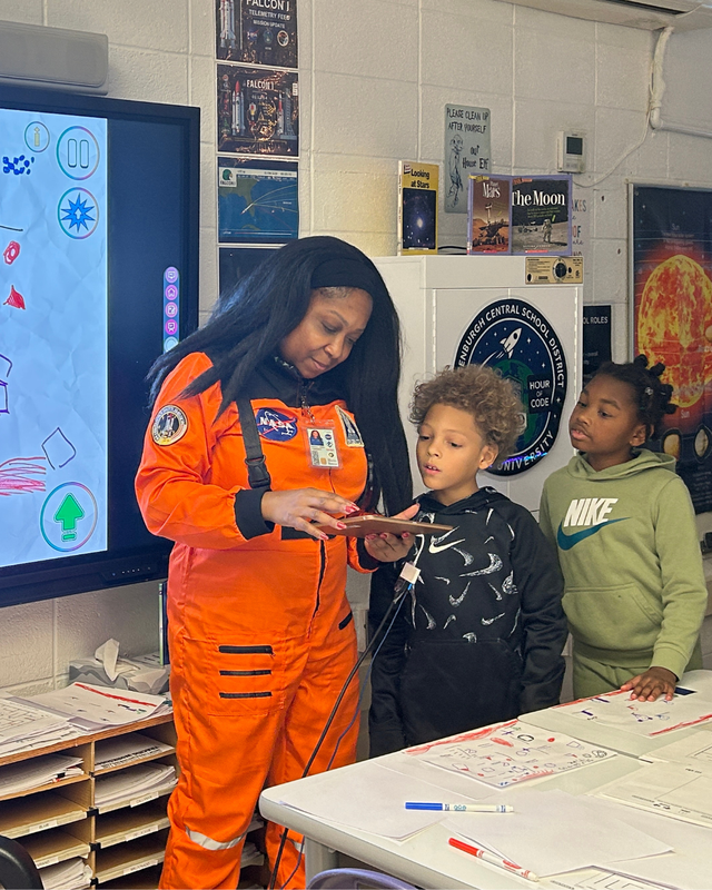 Students at Hour of Code