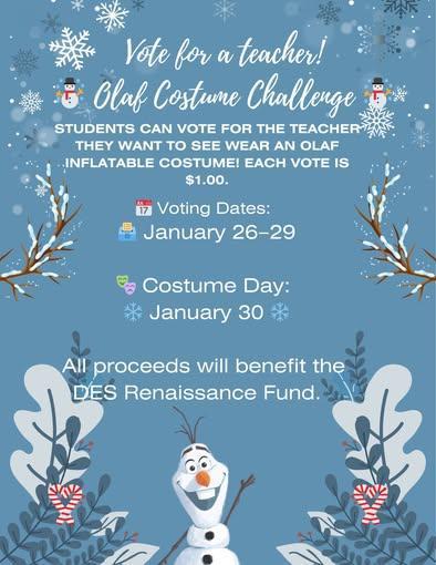 It's lucky teacher dress up time! Who will be our lucky teacher?!? Voting starts next week.