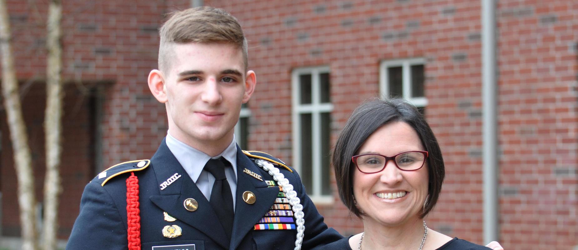 Brendan Luginbuhl named STAR student at AHS.
