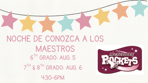 Meet the teacher flyer (Span)