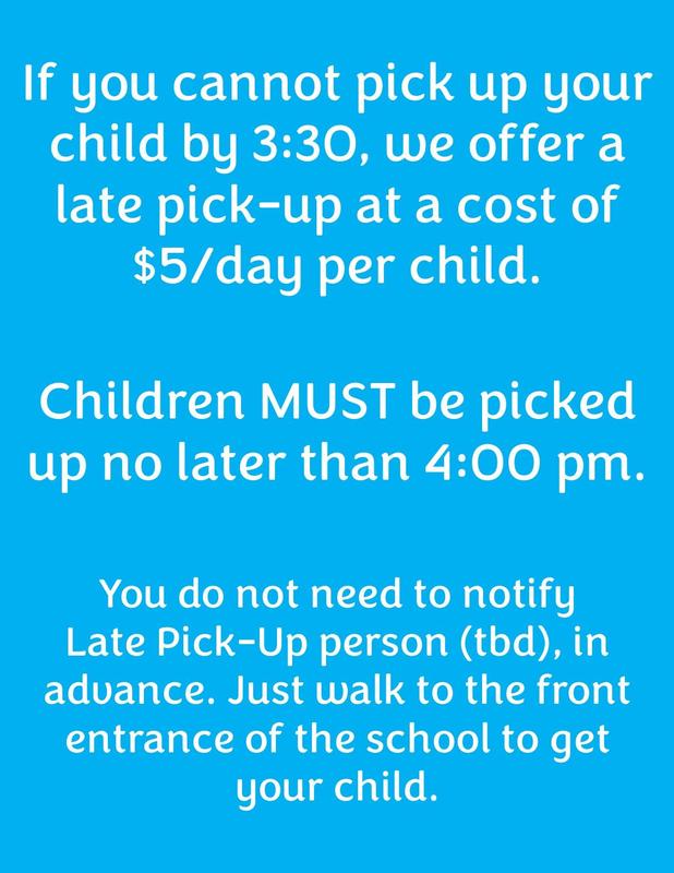 Late Pick-Up Information
