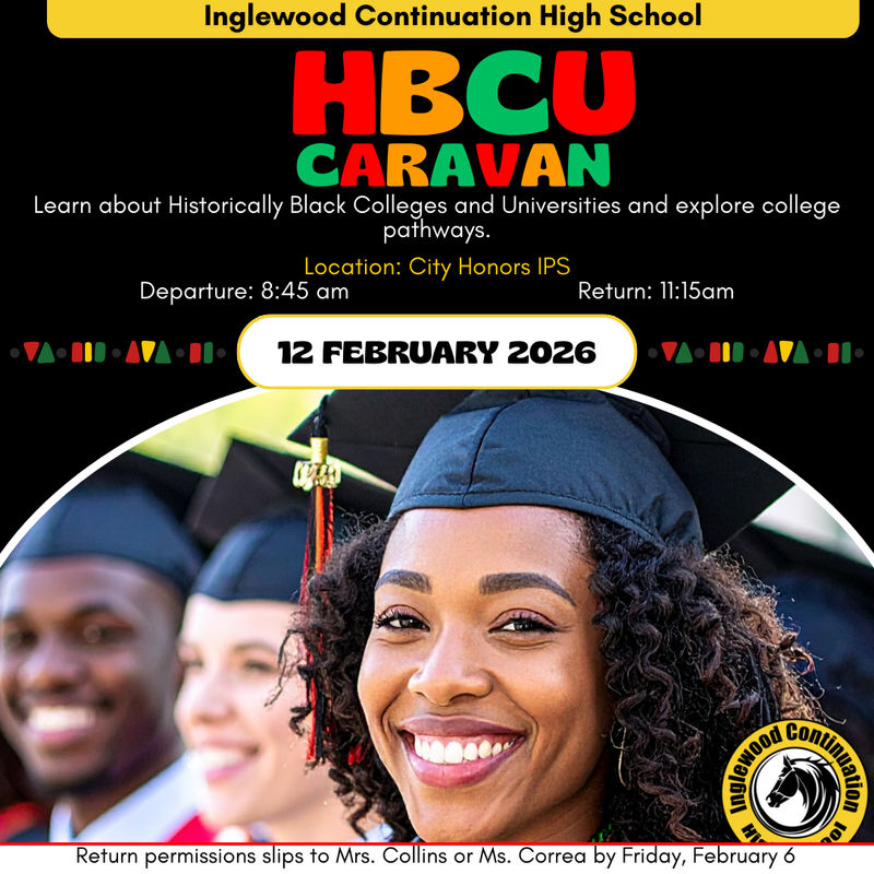 HBCU Caravan Field Trip-Tomorrow