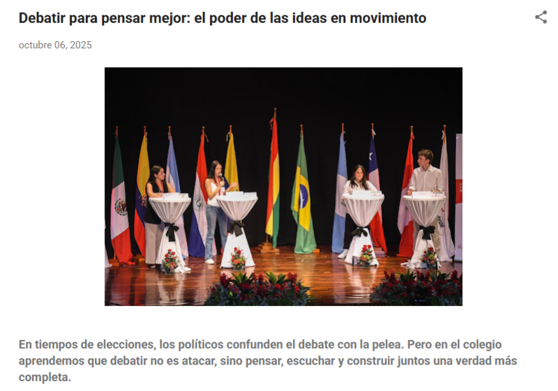 Debatir para pensar mejor: el poder de las ideas en movimiento