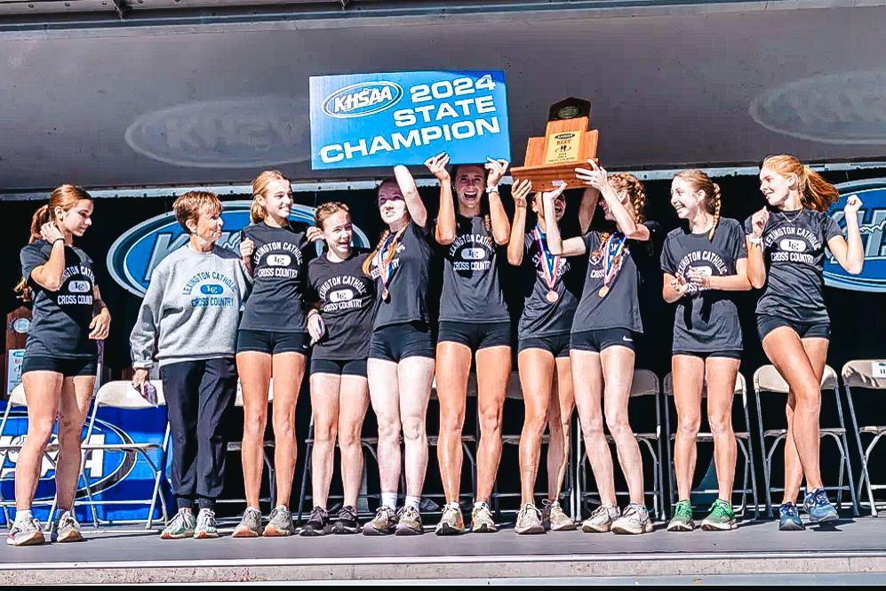 GIRLS' TRACK AND FIELD WIN 2A STATE CHAMPIONSHIP Lexington Catholic