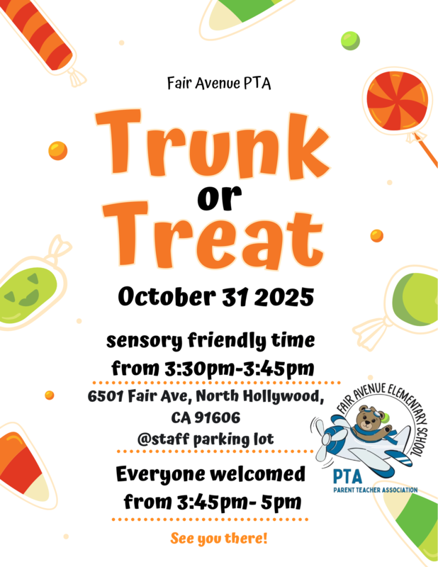 Trunk or Treat! ENGLISH