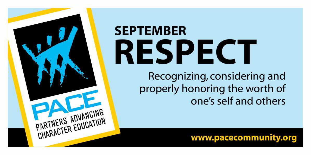 RESPECT is the PACE trait for September. Image