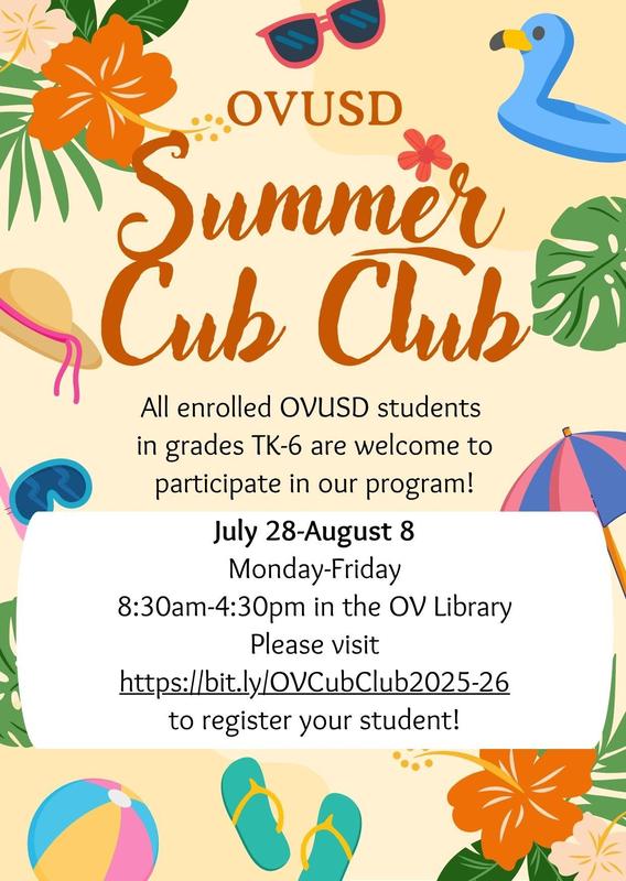 Cub Club registration info