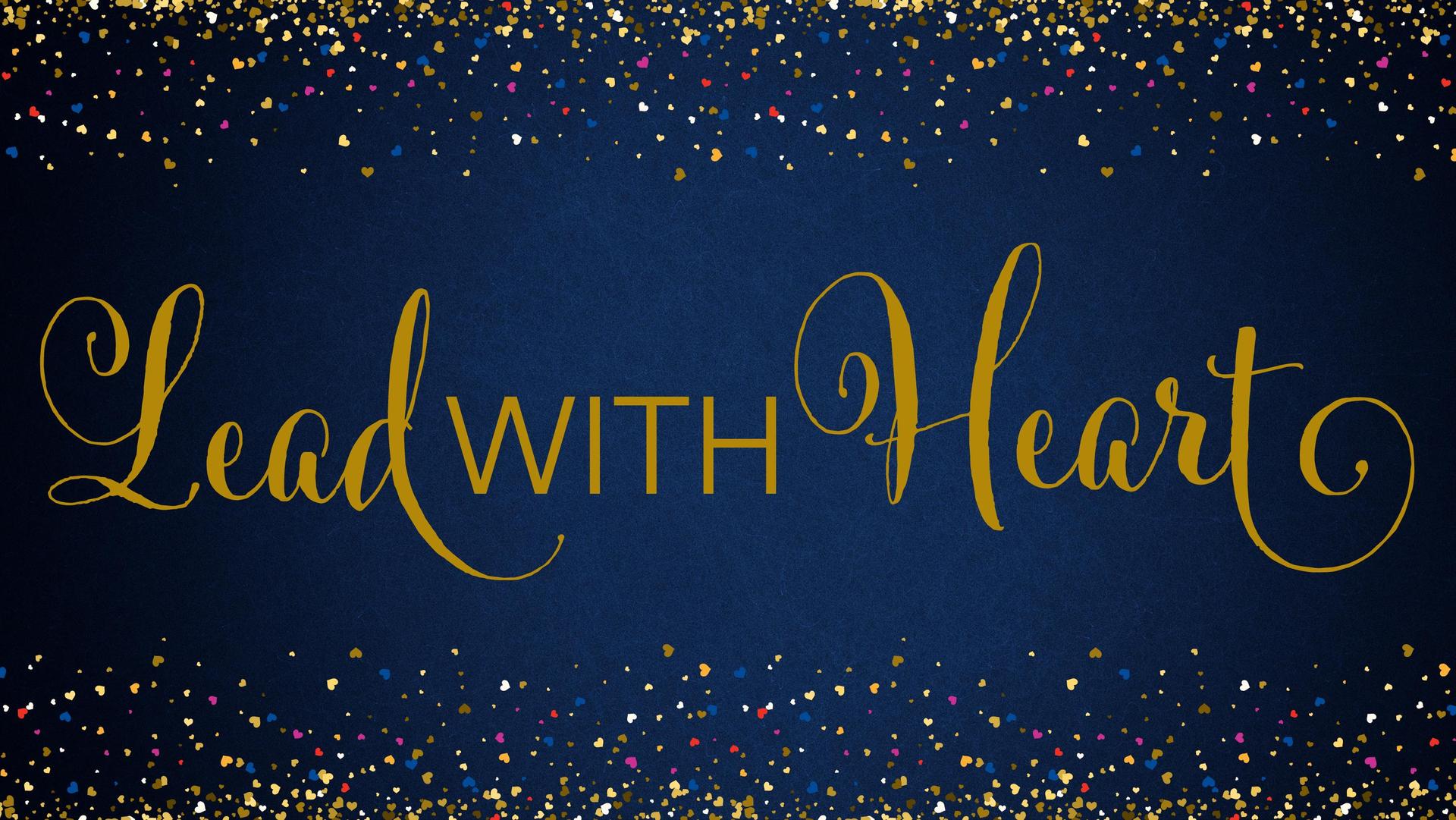 lead with heart button