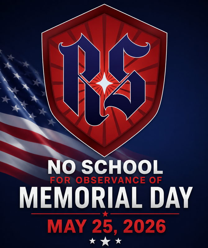 RSHS memorial day poster.