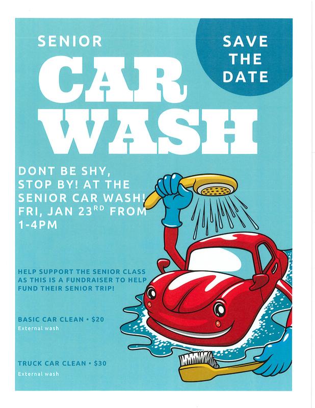 Class of 2026 Car Wash Flyer