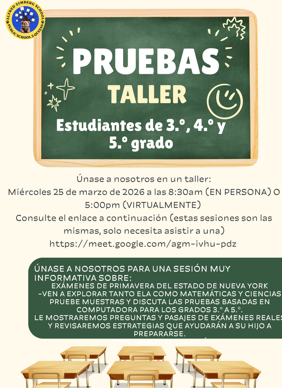 Flyer for testing workshop