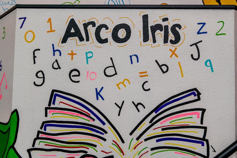Arco Iris wall mural celebrates learning, now coming to Tigard.