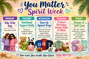 You Matter Spirit Week Schedule