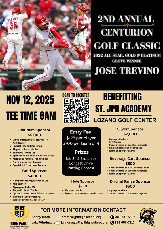 2nd Annual Centurion Golf Classic happening in November