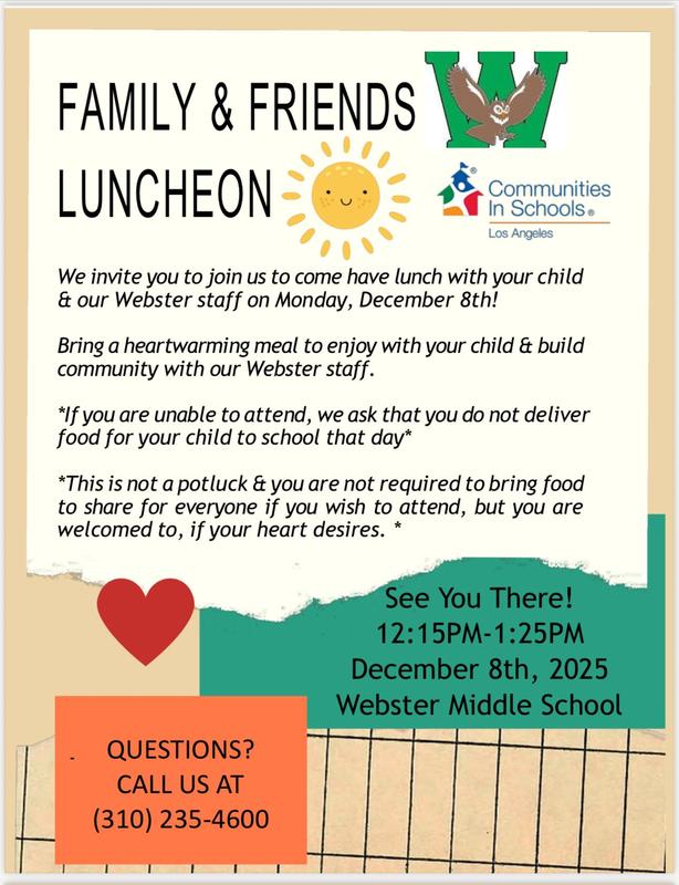 Family friends luncheon