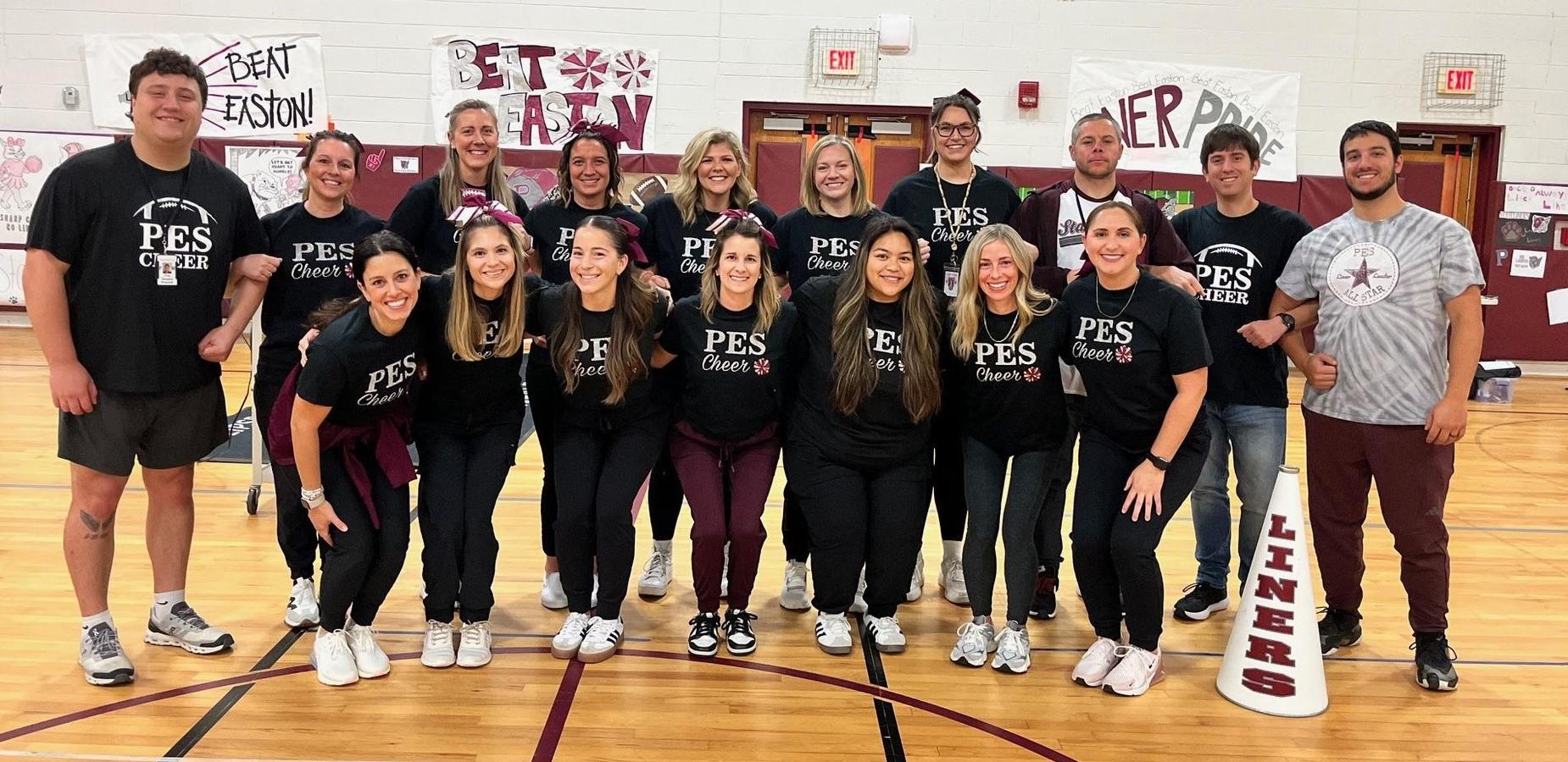 PES Staff Cheer Team