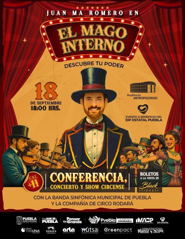 "El Mago Interno".  Conferencia, concierto y show circense