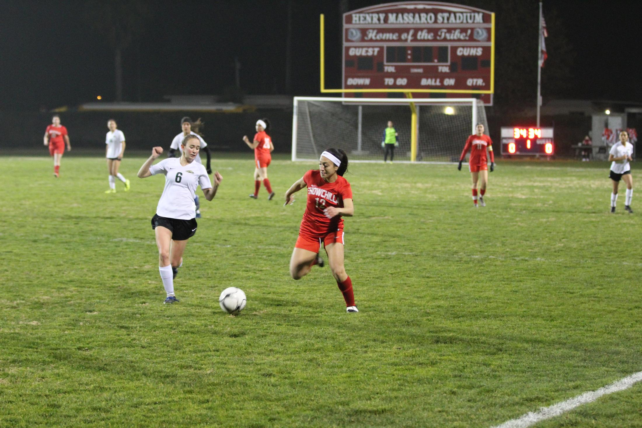 V girls soccer Chowchilla 0 to 2 Liberty, January 7, 2020 CUHS