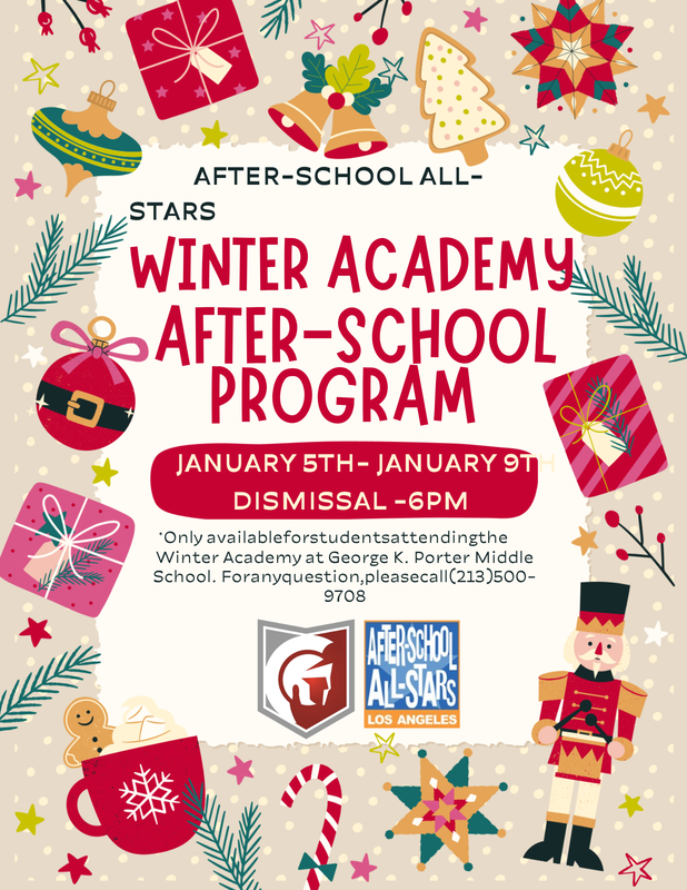 Winter Academy after school