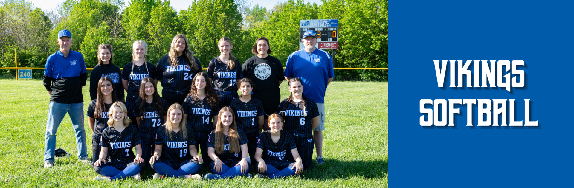Villa Vikings Softball Team 2025
