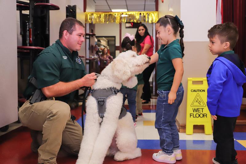 City of Mission’s Milo visits Mission CISD