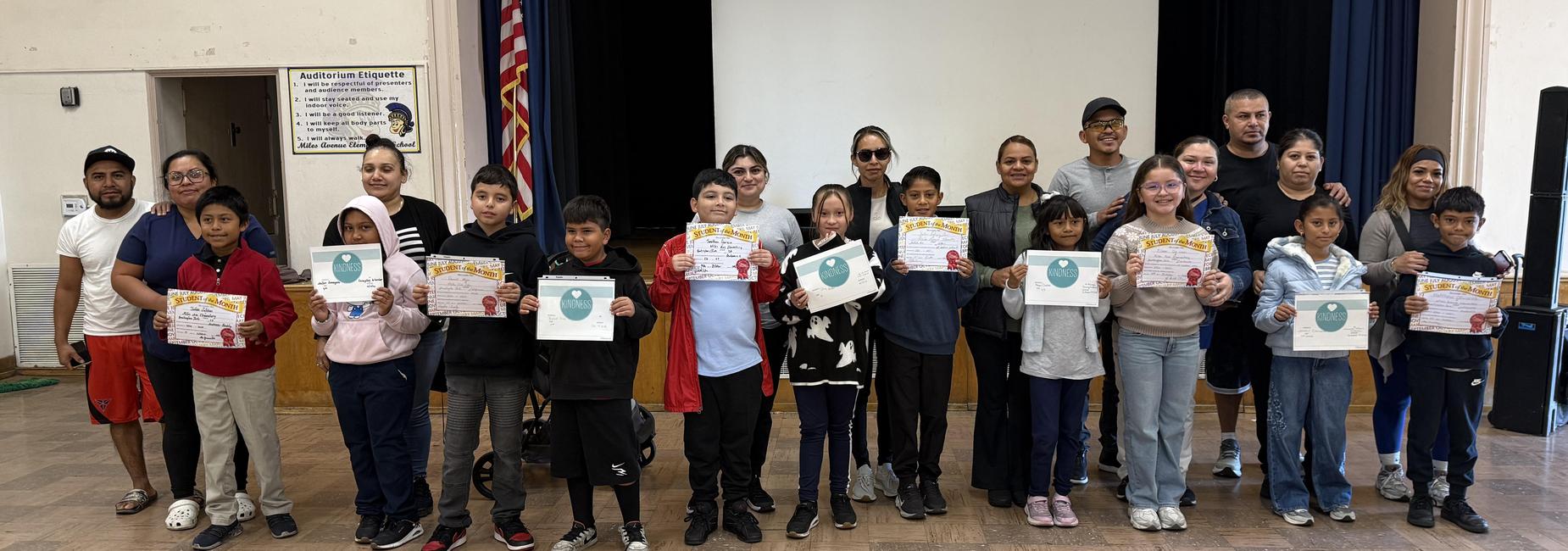 September's Students of the Month!