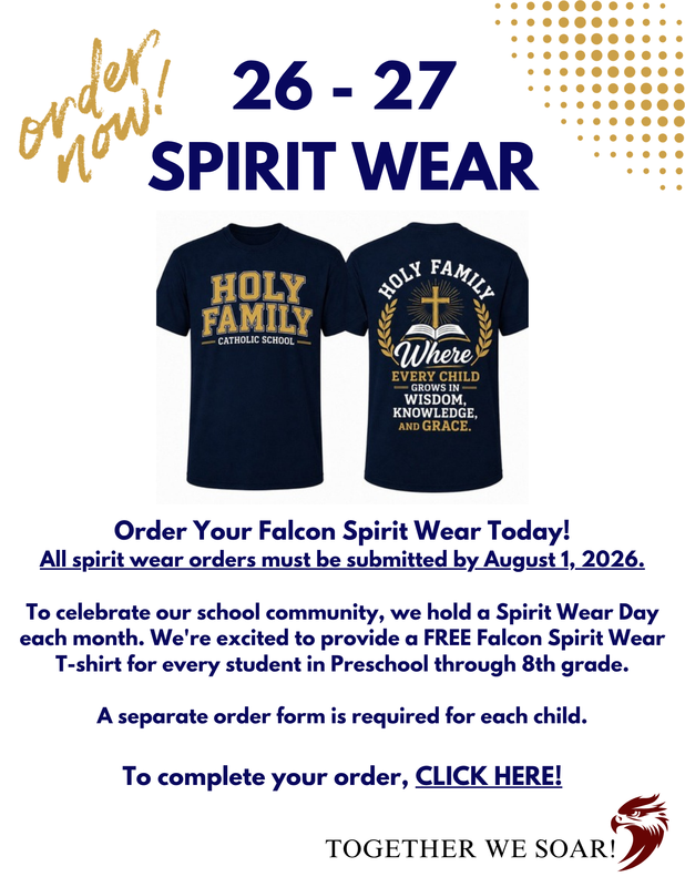 26-27 Spirit Wear Orders Featured Photo