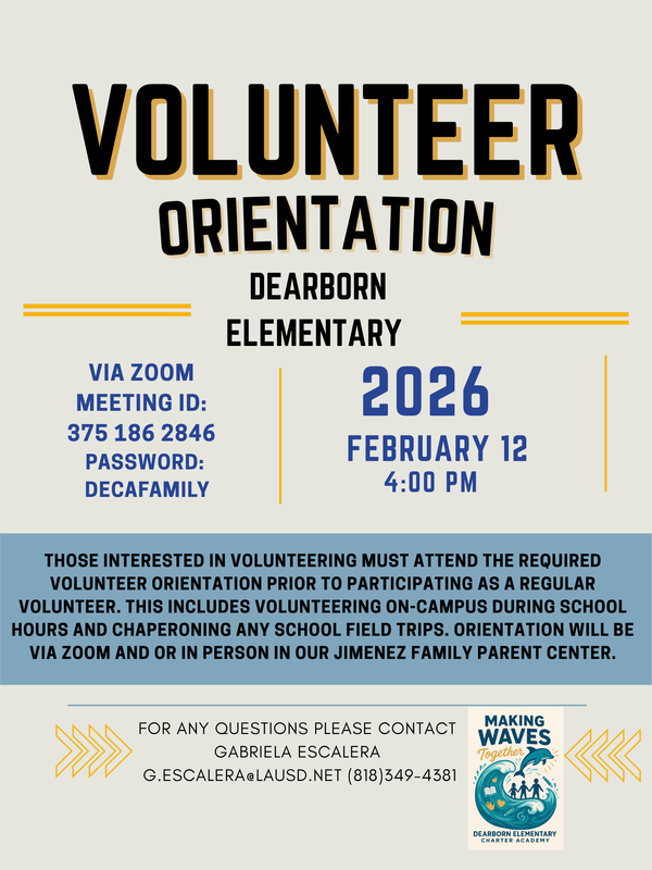 Volunteer Orientation #3
