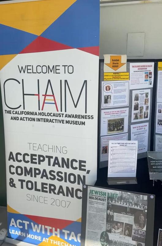 CHAIM exhibit provided by  Jewish Silicon Valley