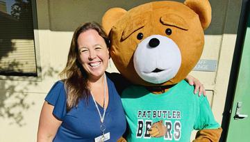 Butler Bear & Mrs. Holman