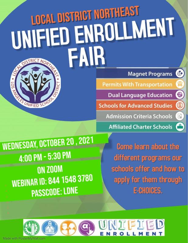LAUSD Northeast Unified Enrollment Fair Featured Photo