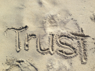 Trust drawn in sand