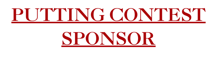 Putting Contest Sponsor
