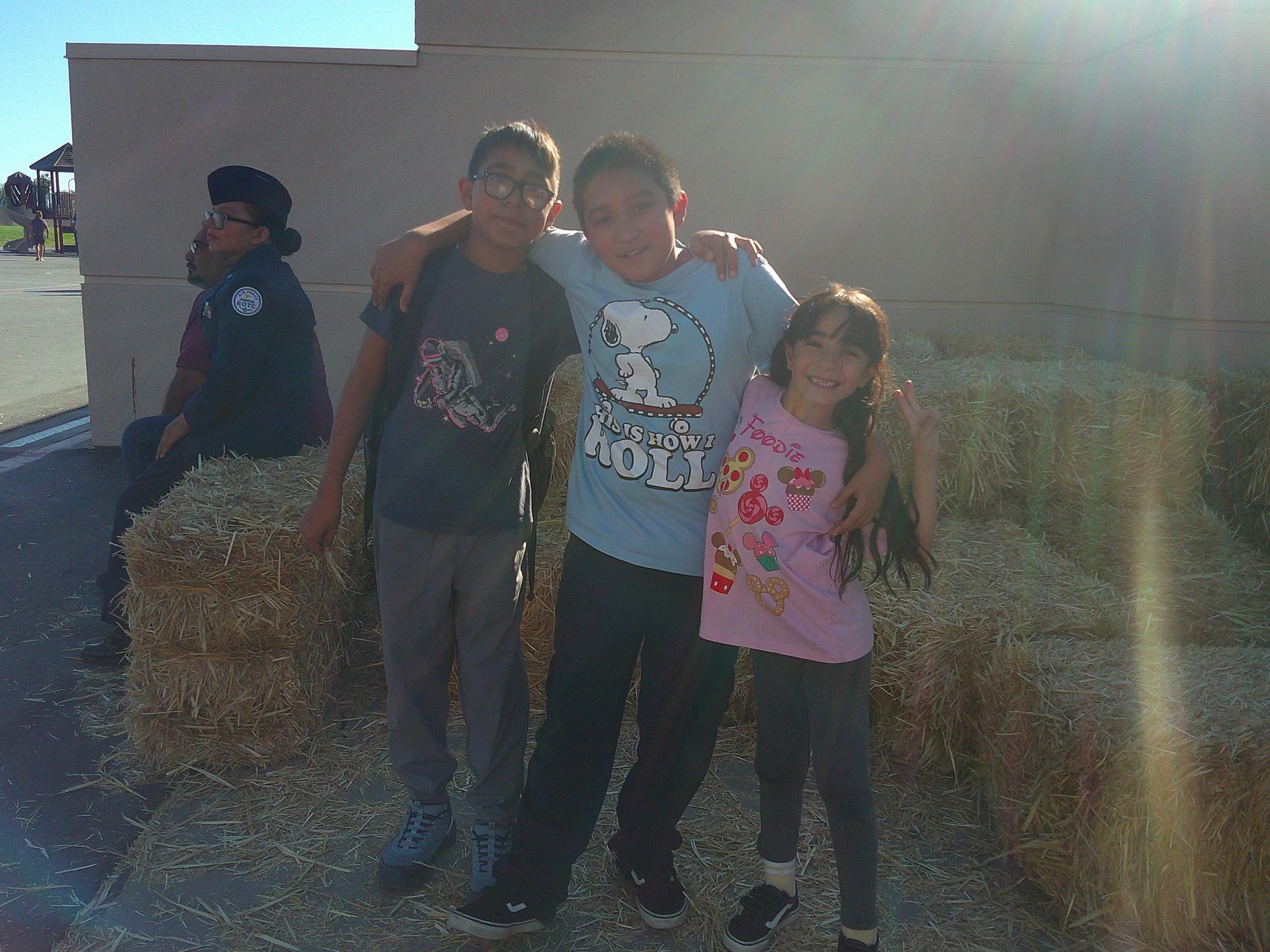 students at Harvest Festival
